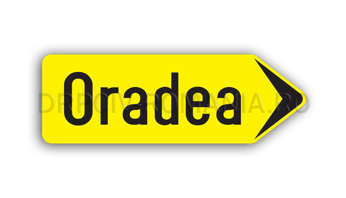 Direcția de urmat în cazul devierii temporare a circulației