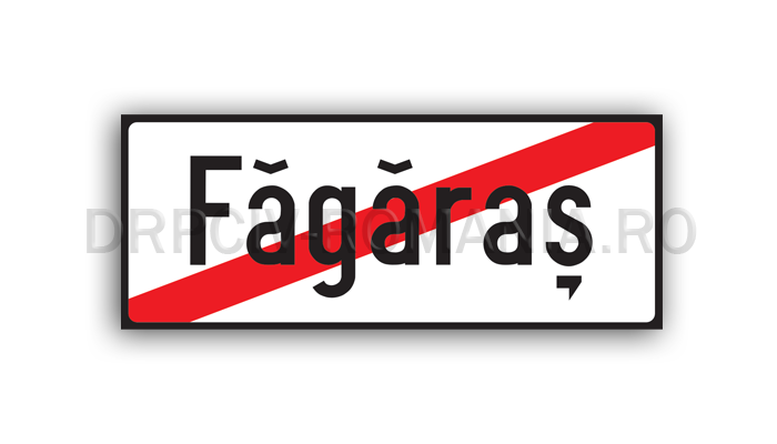 Ieșire din localitate