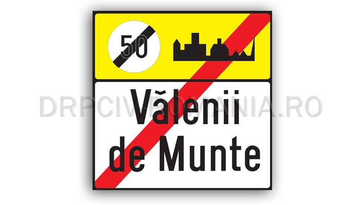 Ieșire din localitate