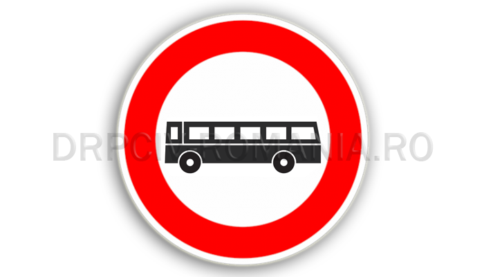 Accesul interzis autobuzelor