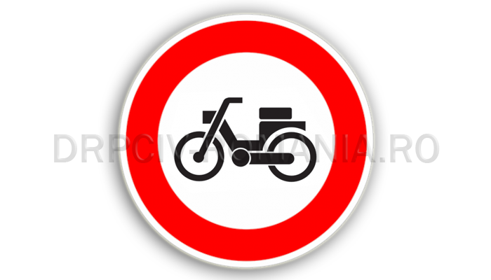 Accesul interzis mopedelor