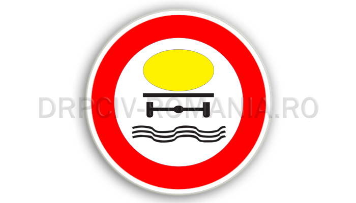 Accesul interzis vehiculelor care transportă substanţe de natură să polueze apele