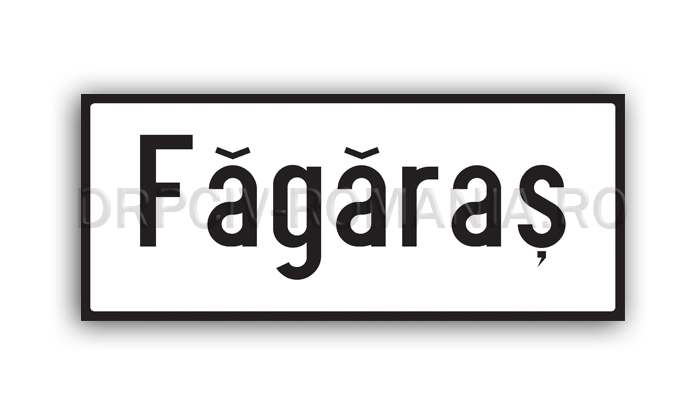 Intrare în localitate