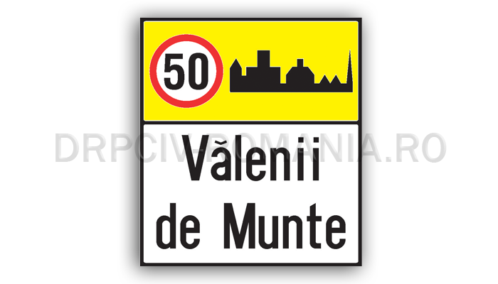 Intrare în localitate