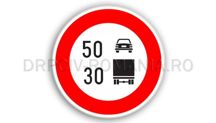 Limitare de viteză diferenţiată pe categorii de autovehicule