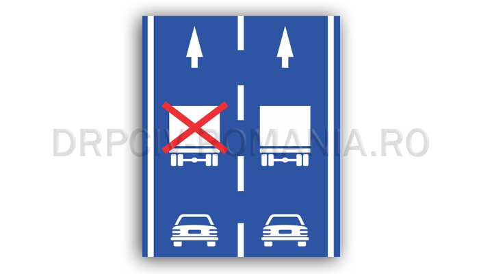 Organizarea traficului pe benzi de circulație