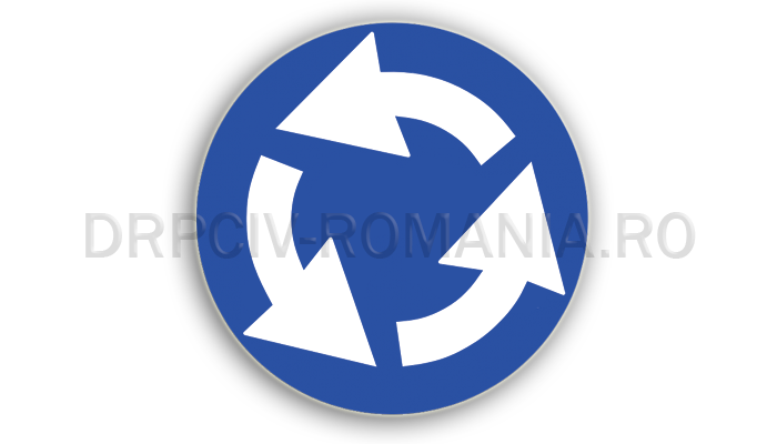 Intersecţie cu sens giratoriu