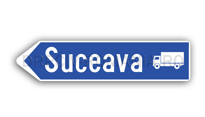 Direcția de urmat pentru autovehiculele destinate transportului de mărfuri